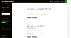 Desktop Screenshot of blog.dale.id.au